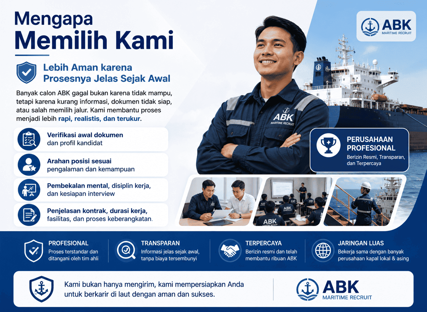 Perekrutan tenaga kerja ABK profesional